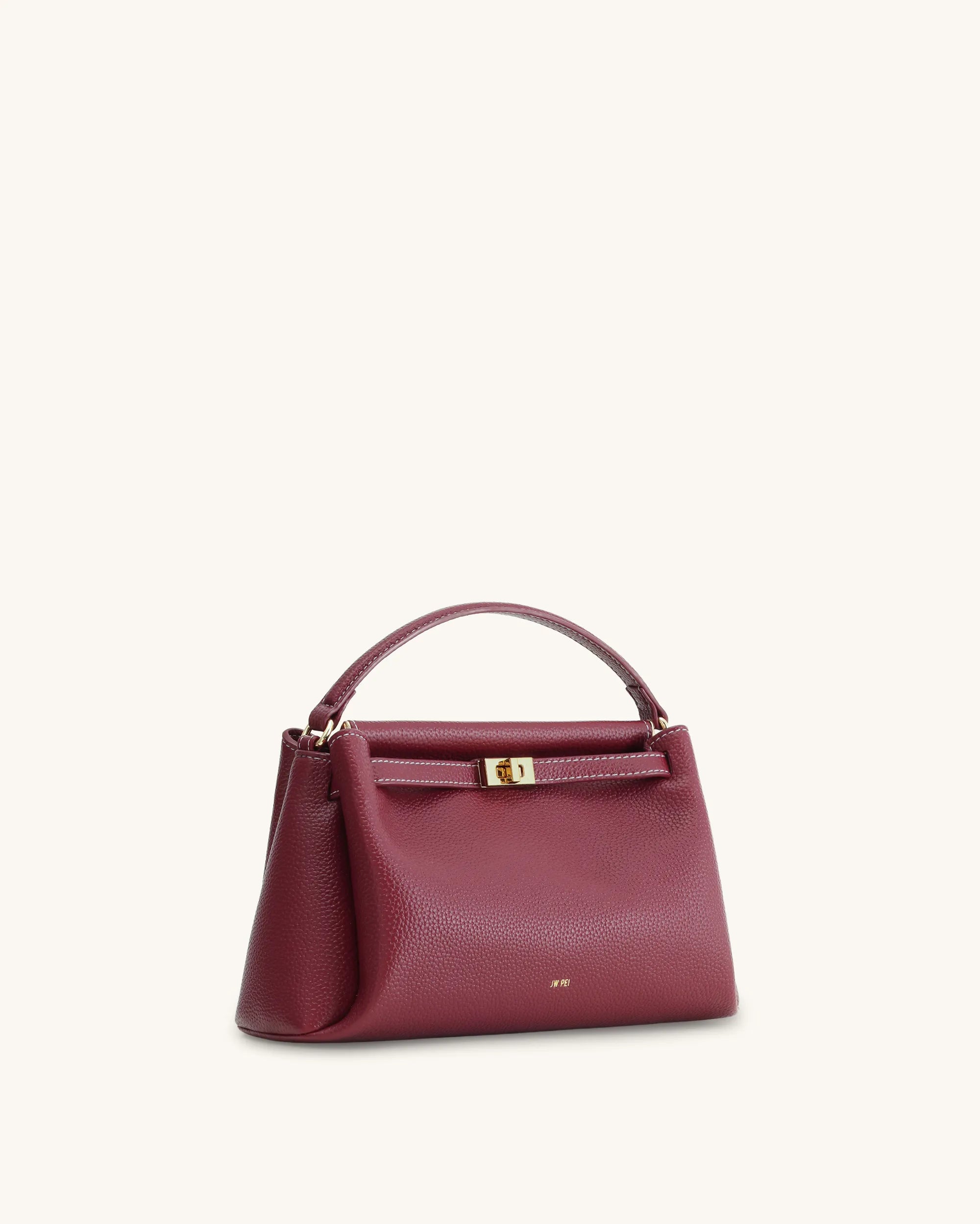 JW PEI Burgundy Women Carmen Top Handle Bag  SKU: 2T192-41_Burgundy Image 02