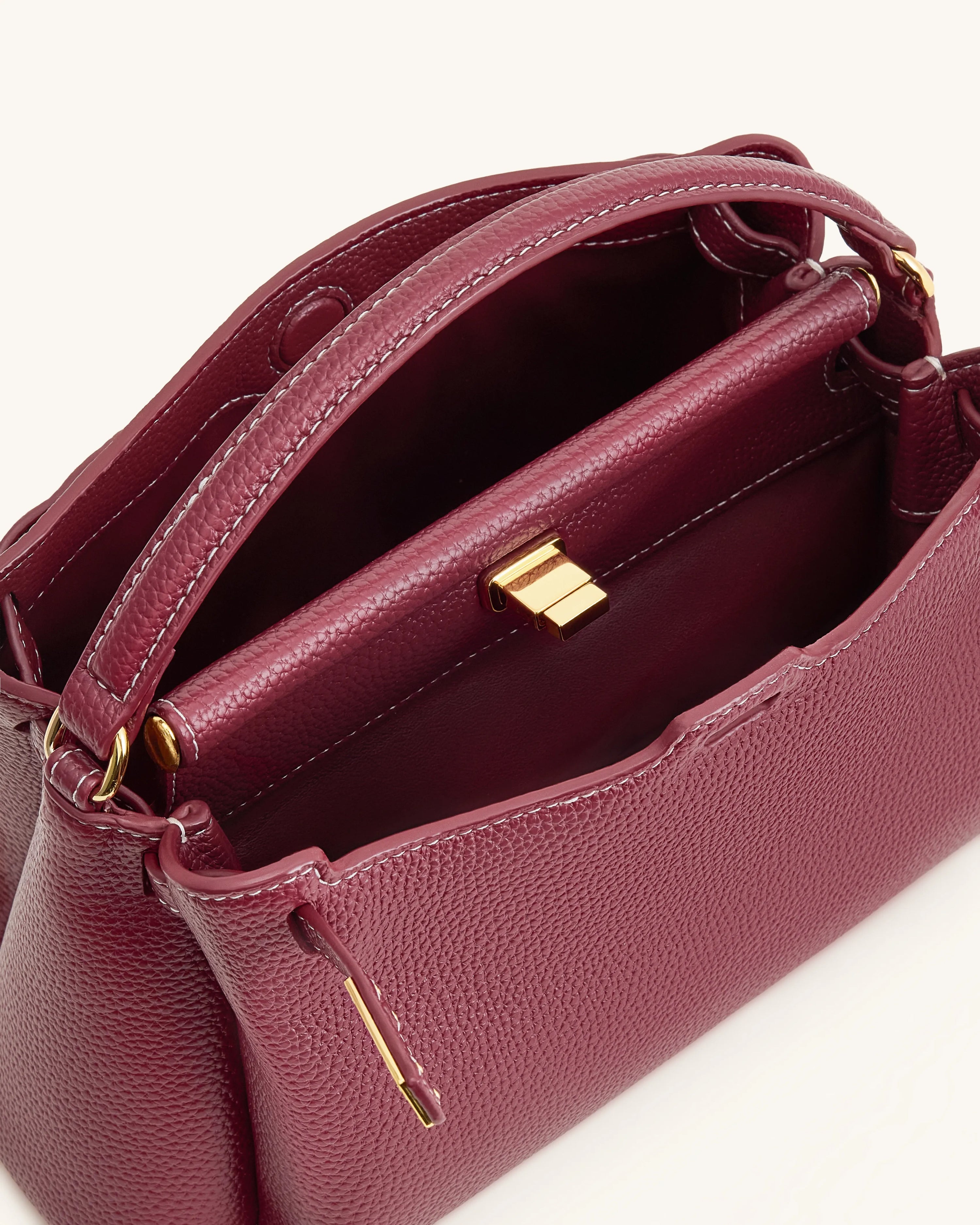 JW PEI Burgundy Women Carmen Top Handle Bag  SKU: 2T192-41_Burgundy Image 04