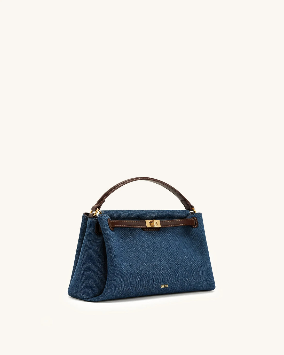 JW Pei Blue Denim Women Carmen Top Handle Bag SKU: 2T192-50_Blue Denim Image 02