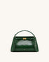 JW Pei Forest Green Croc Women Carmen Top Handle Bag SKU: 2T192-72_Forest Green Croc Image 01