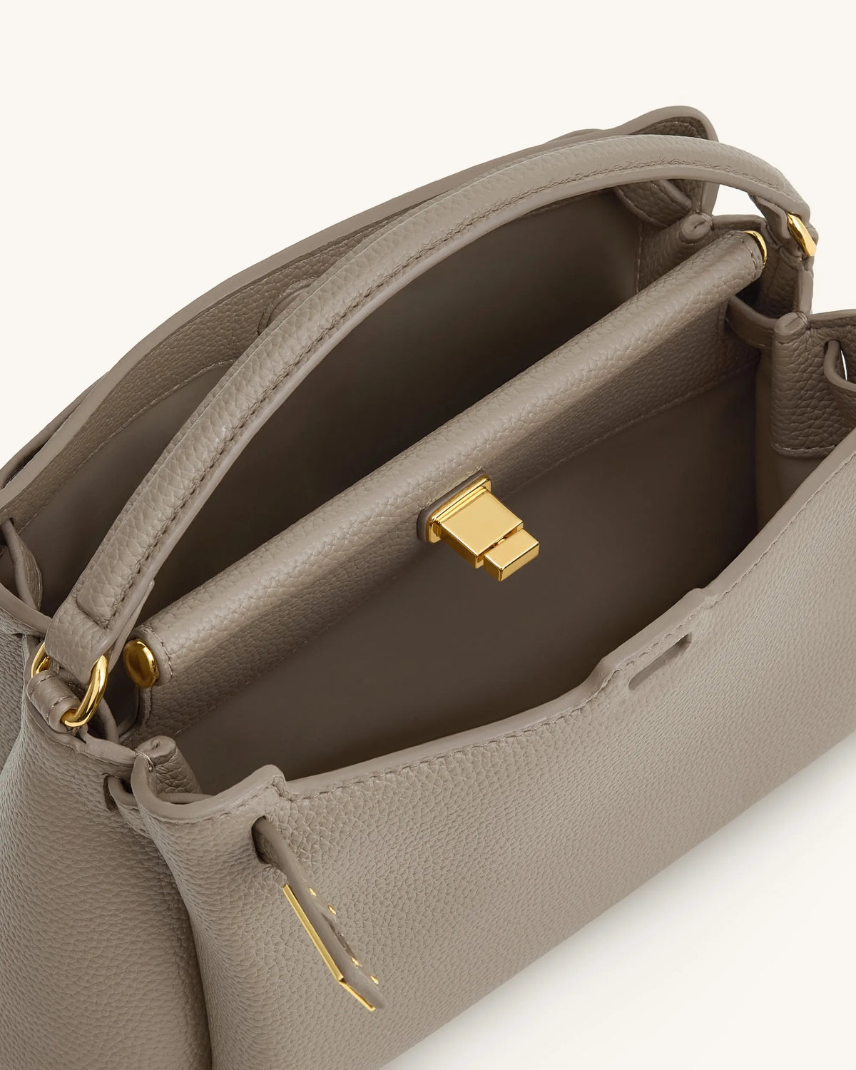 JW Pei Taupe Women Carmen Top Handle Bag SKU: 2T192-9_Taupe Image 04