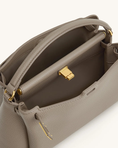 JW Pei Taupe Women Carmen Top Handle Bag SKU: 2T192-9_Taupe Image 04