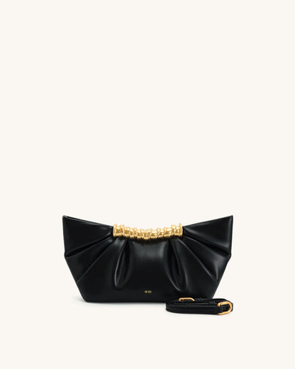 JW PEI_Black_Leia Pleated Clutch_2T195-1_Black_01