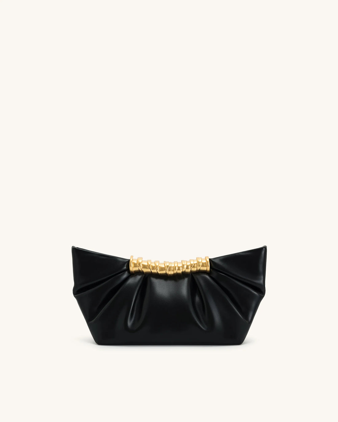 JW PEI_Black_Leia Pleated Clutch_2T195-1_Black_02