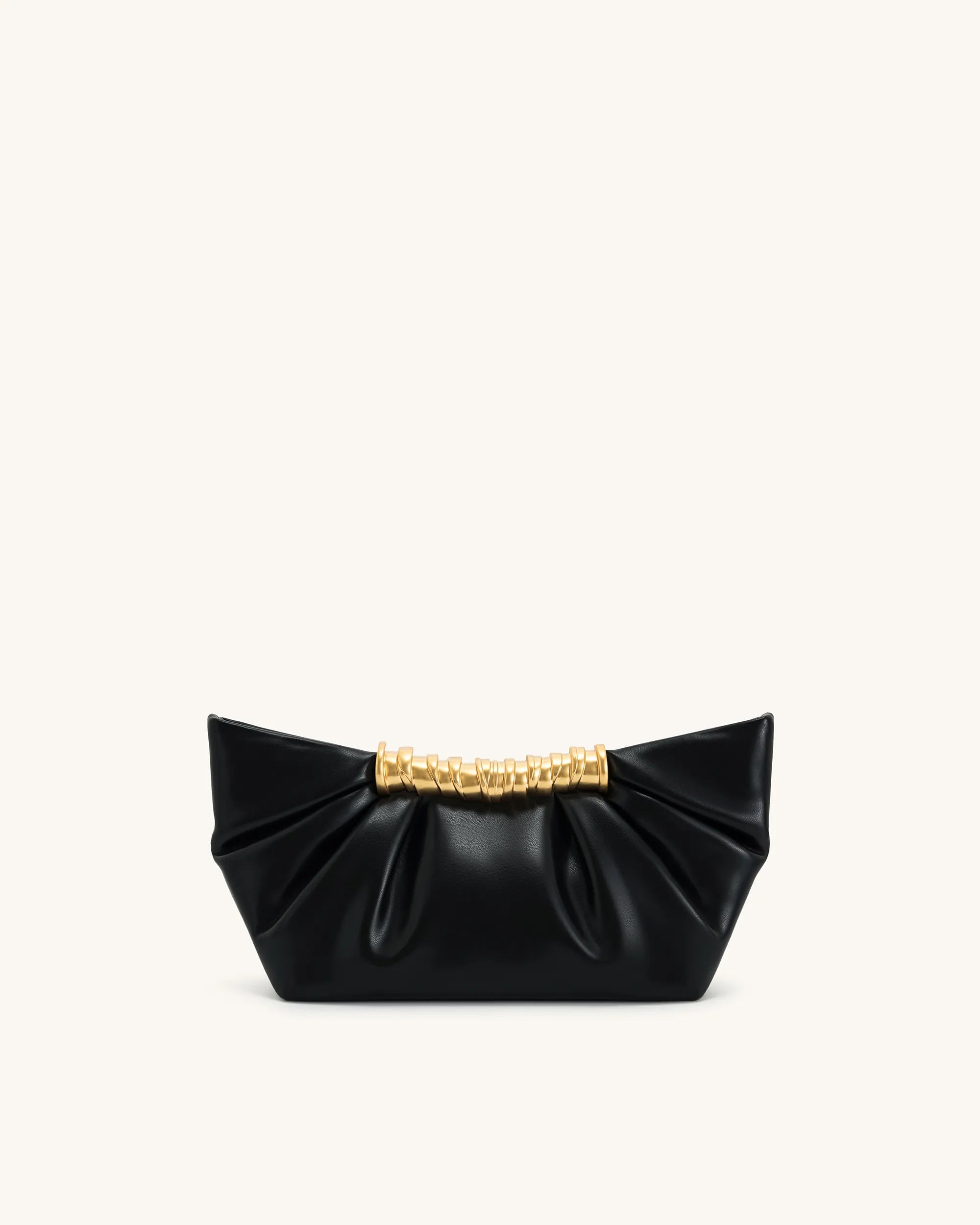 JW PEI_Black_Leia Pleated Clutch_2T195-1_Black_02