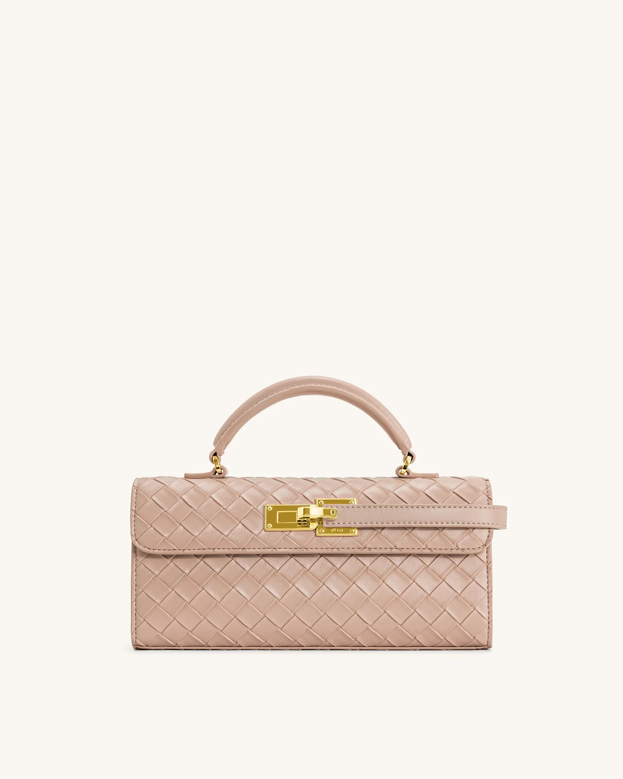 JW PEI_Pink_Keyla Weave Texture Top Handle Bags_2T199-4_Pink_01