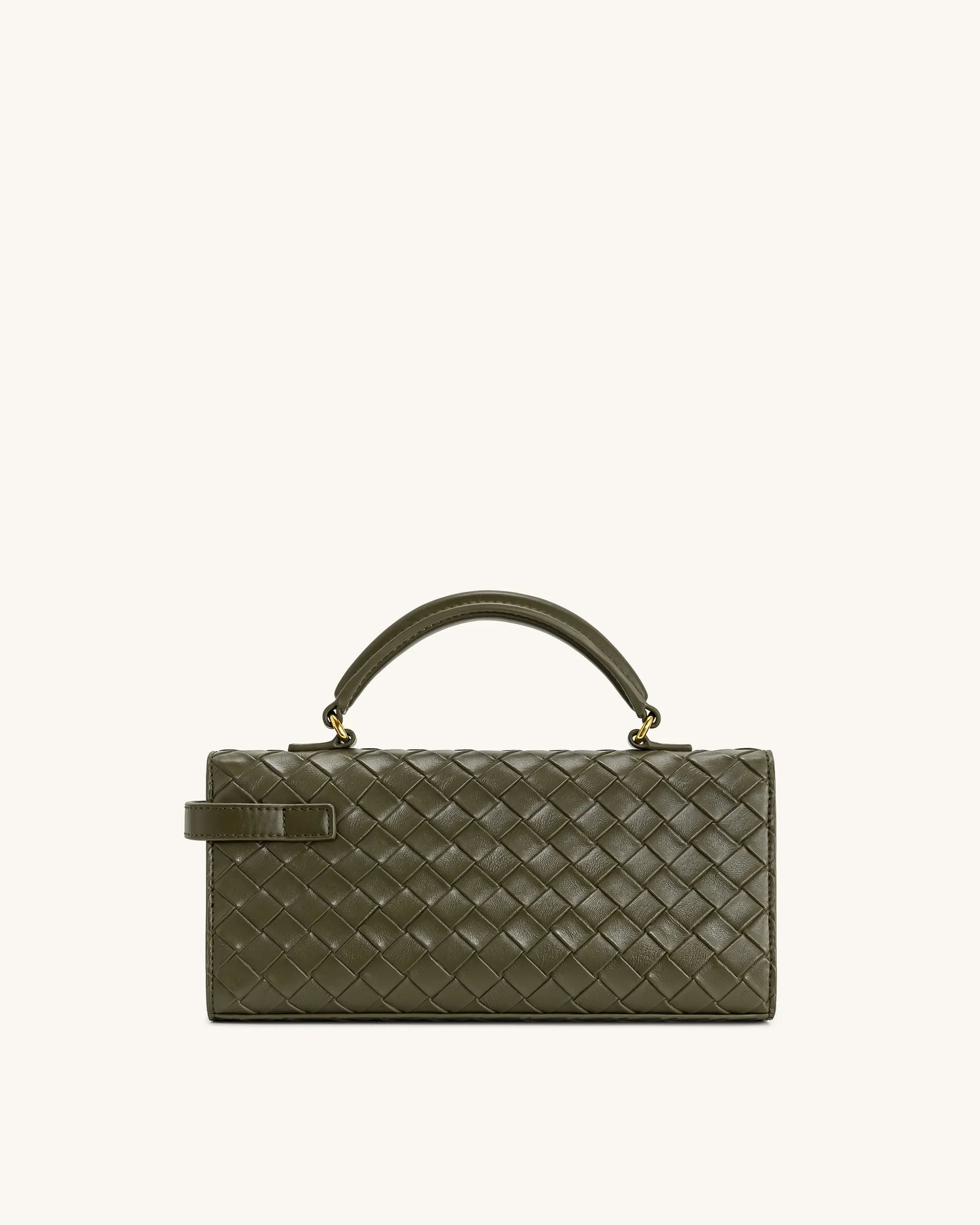 JW PEI_Olive Green_Keyla Weave Texture Top Handle Bags_2T199-7_Olive Green_02
