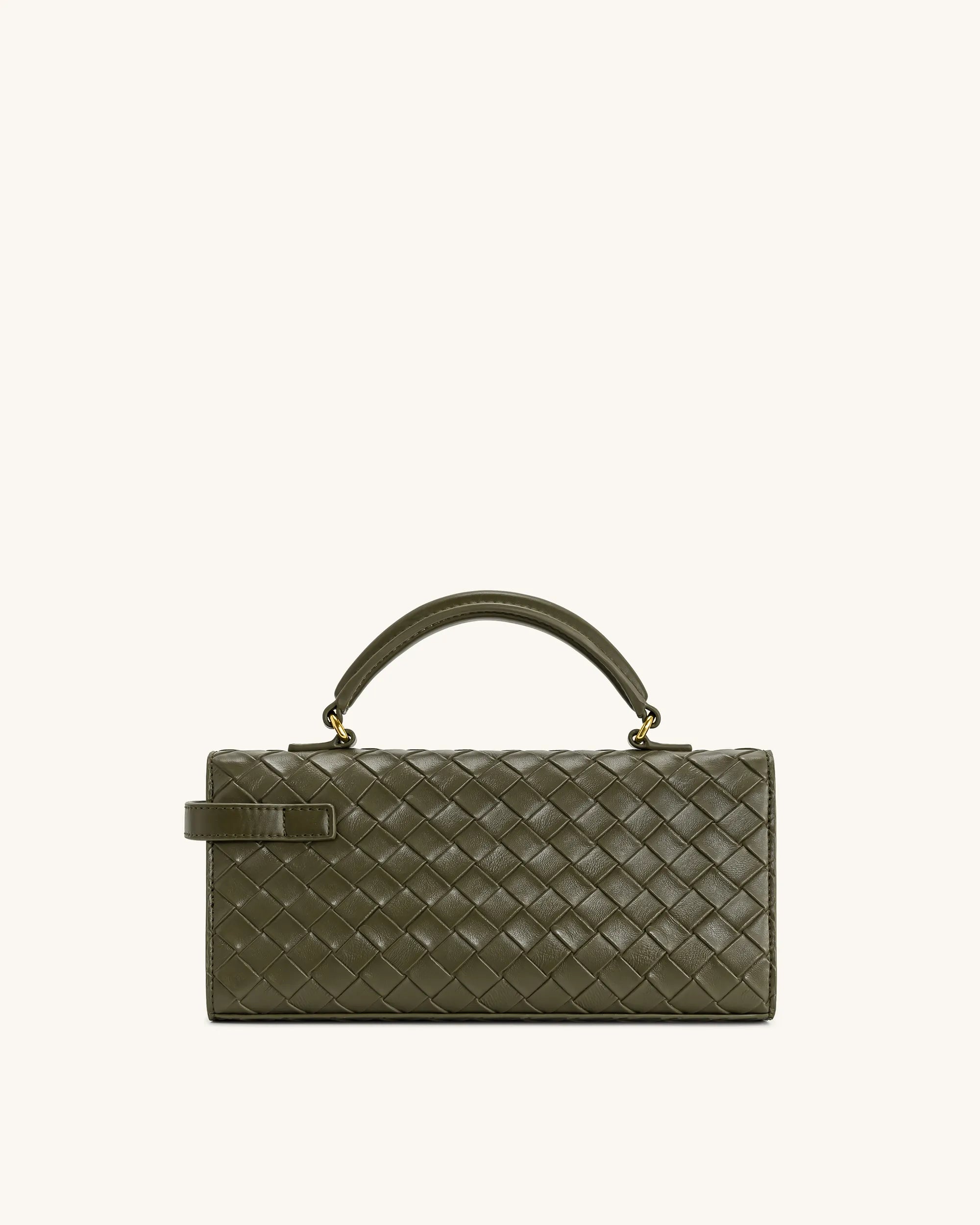 JW PEI_Olive Green_Keyla Weave Texture Top Handle Bags_2T199-7_Olive Green_02