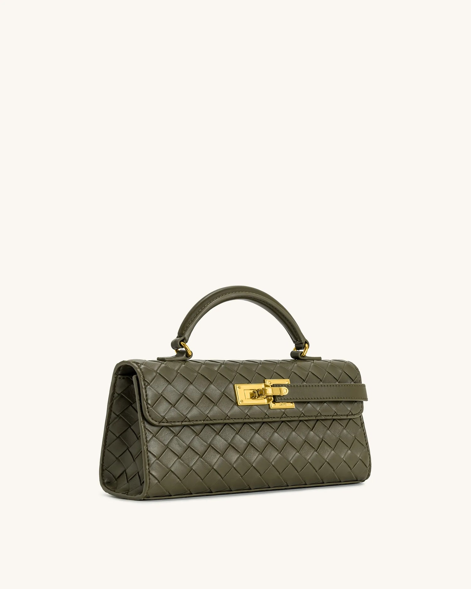 JW PEI_Olive Green_Keyla Weave Texture Top Handle Bags_2T199-7_Olive Green_03
