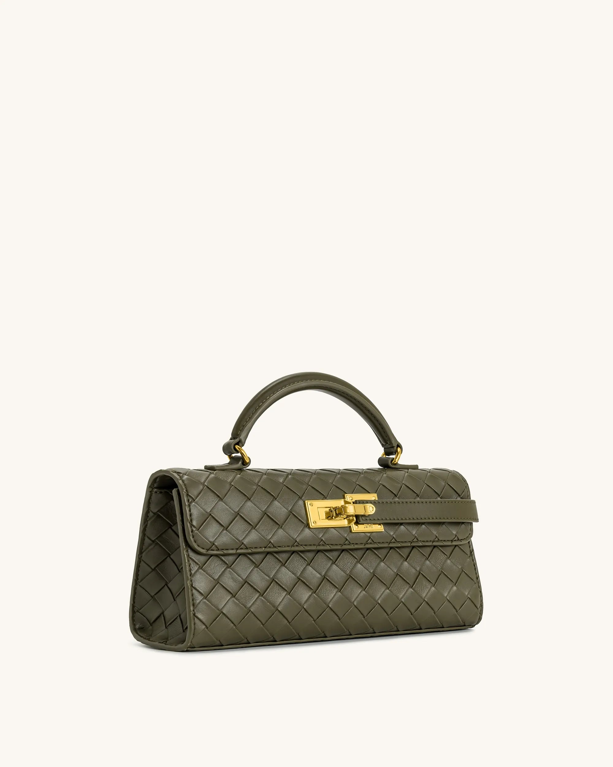 JW PEI_Olive Green_Keyla Weave Texture Top Handle Bags_2T199-7_Olive Green_03