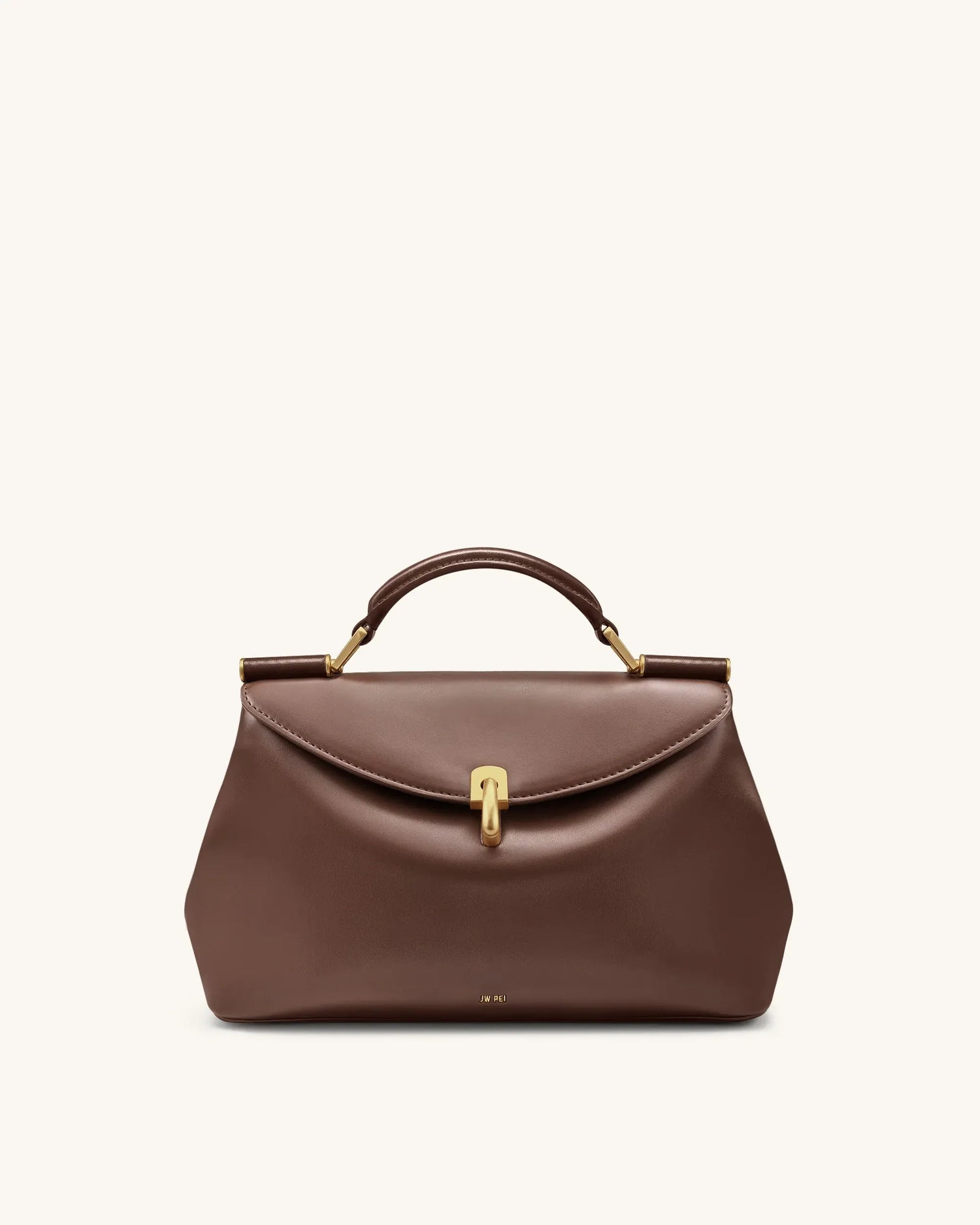 JW PEI Brown Women Audrey Flap Lock Top Handle Bag  SKU: 2T236-1_Brown Image 01