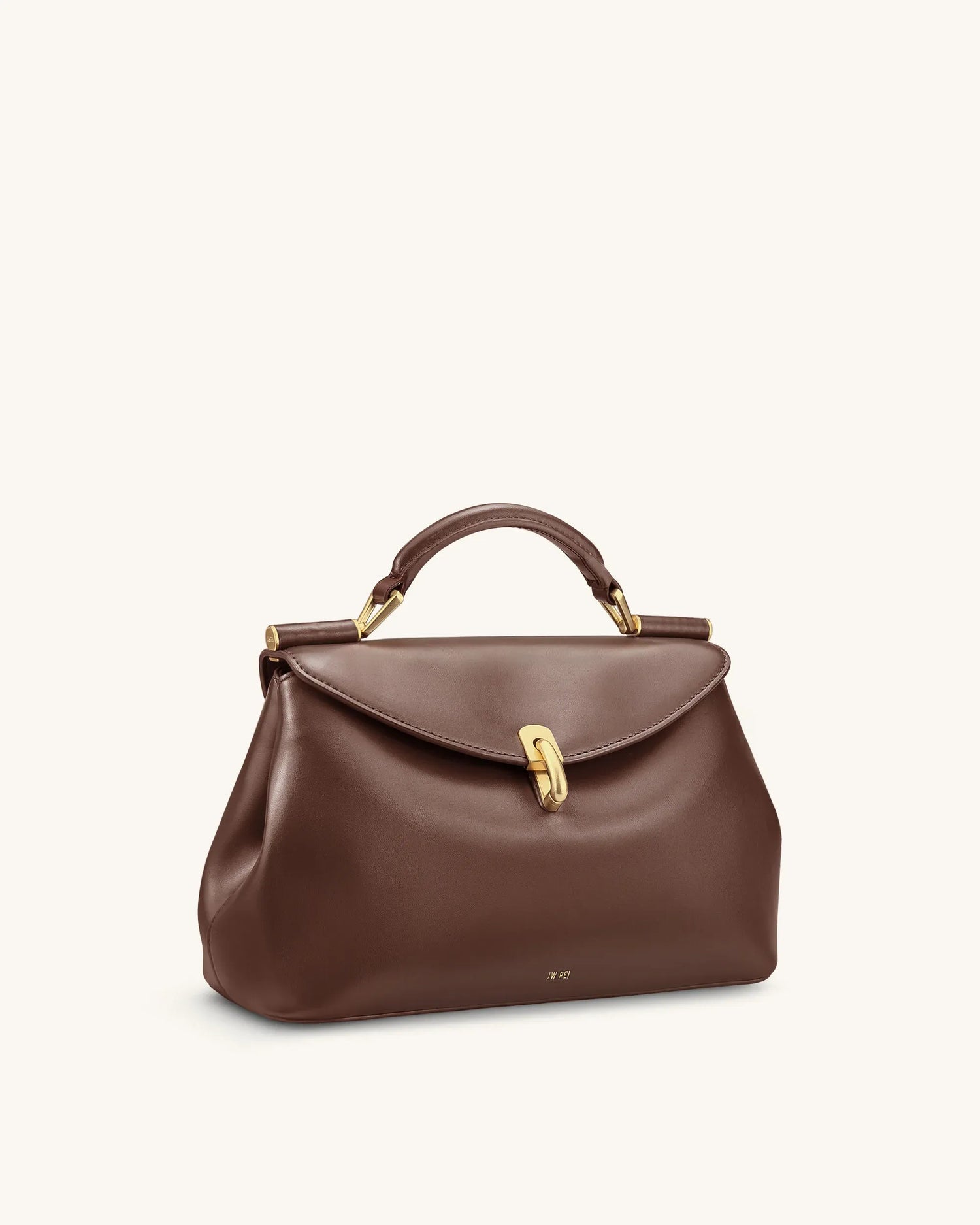 JW PEI Brown Women Audrey Flap Lock Top Handle Bag  SKU: 2T236-1_Brown Image 02