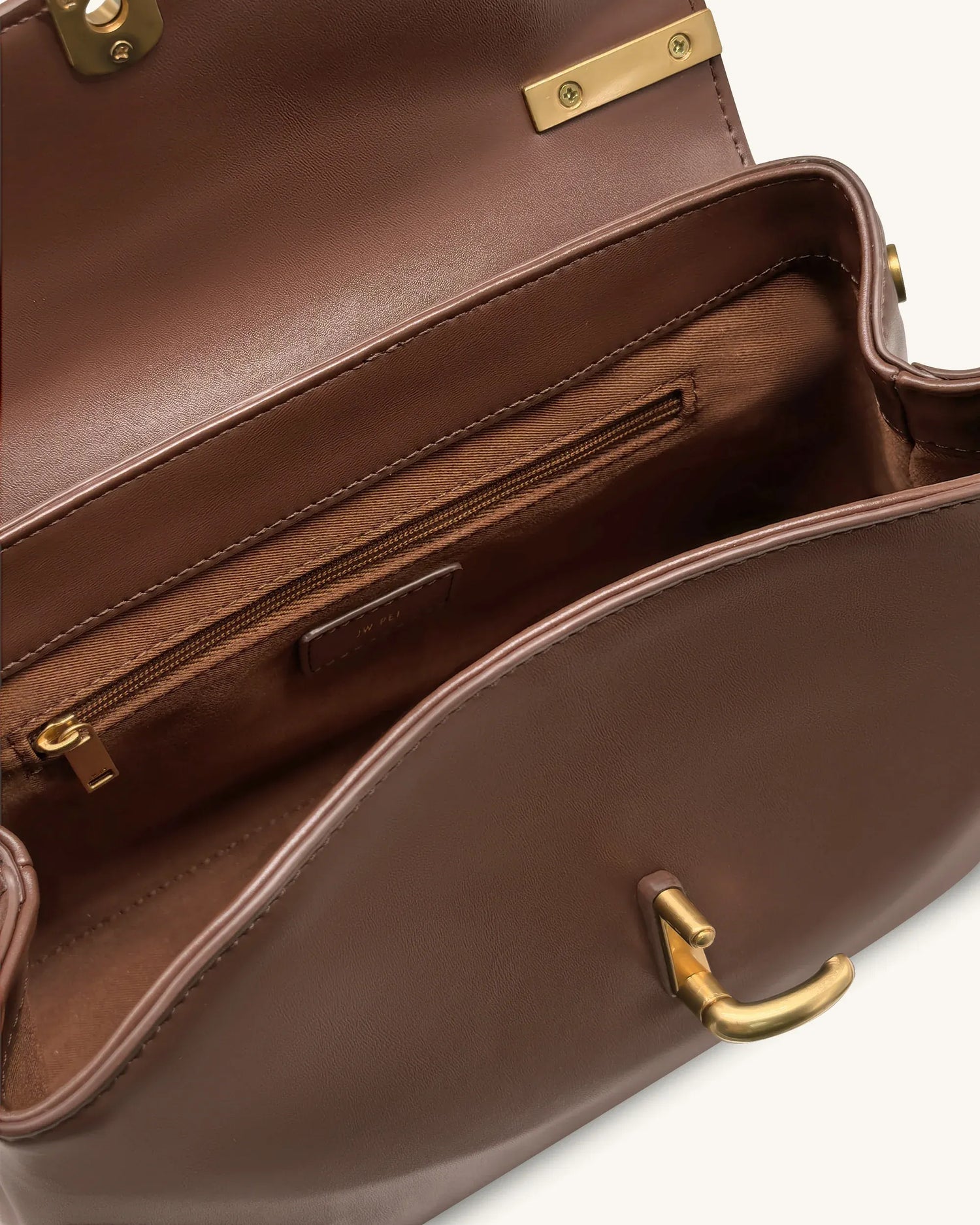 JW PEI Brown Women Audrey Flap Lock Top Handle Bag  SKU: 2T236-1_Brown Image 04