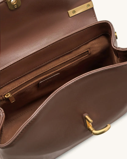 JW PEI Brown Women Audrey Flap Lock Top Handle Bag  SKU: 2T236-1_Brown Image 04