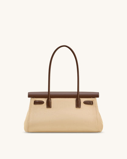 JW PEI_Dark Brown_Yara Faux Suede Shoulder Bag_2T267-33_Dark Brown_03