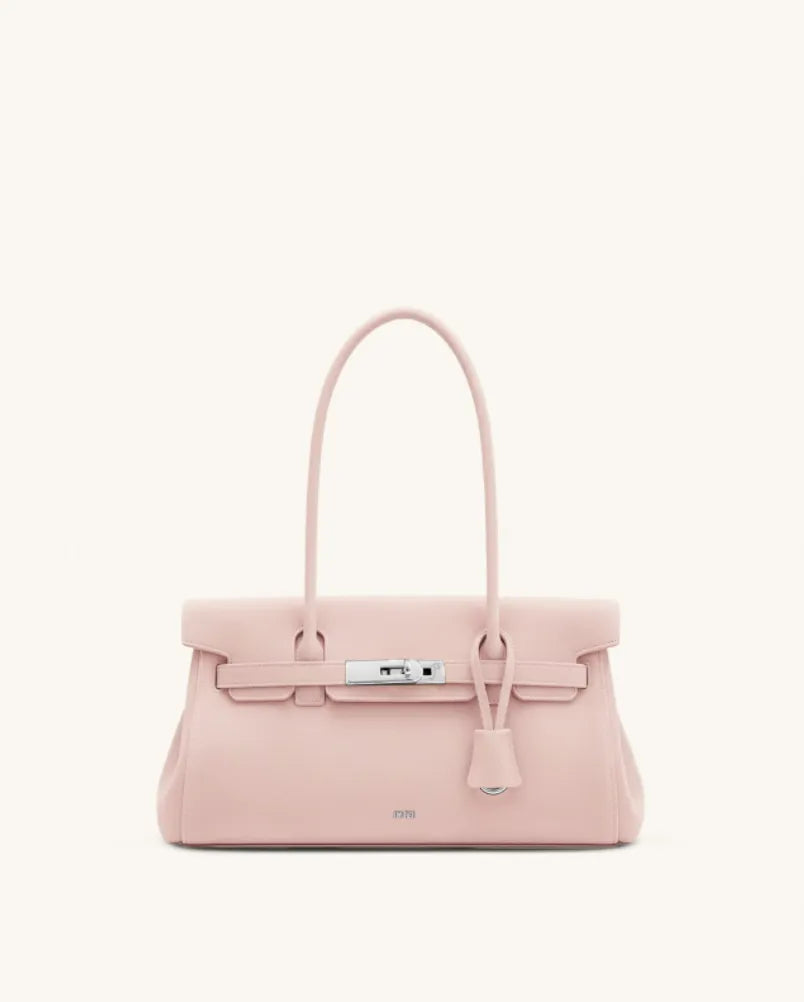 JW PEI Pink Women Yara Faux Suede Shoulder Bag  SKU: 2T267-40W_Pink Image 01