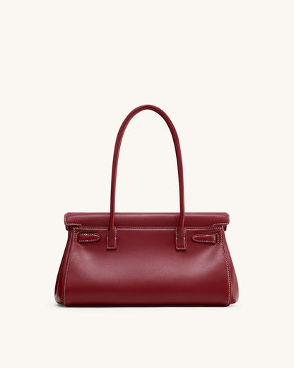 JW PEI Burgundy Women Yara Shoulder Bag - Burgundy SKU: 2T267-41_Burgundy Image 03