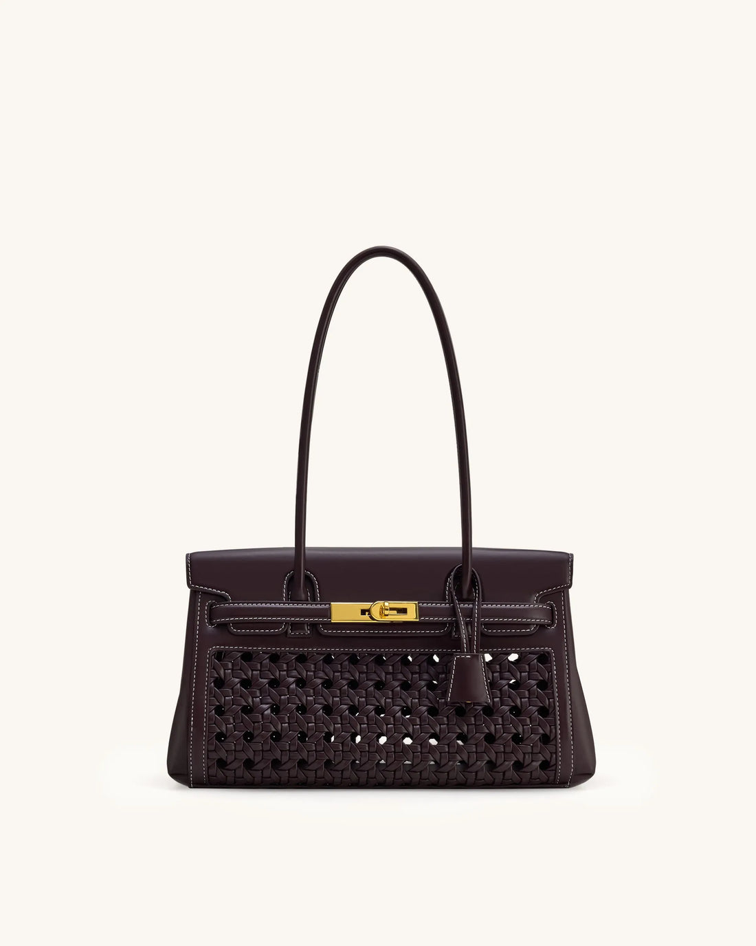 JW Pei Dark Red Women Yara Shoulder Bag SKU: 2T267-42_Dark Red Image 01