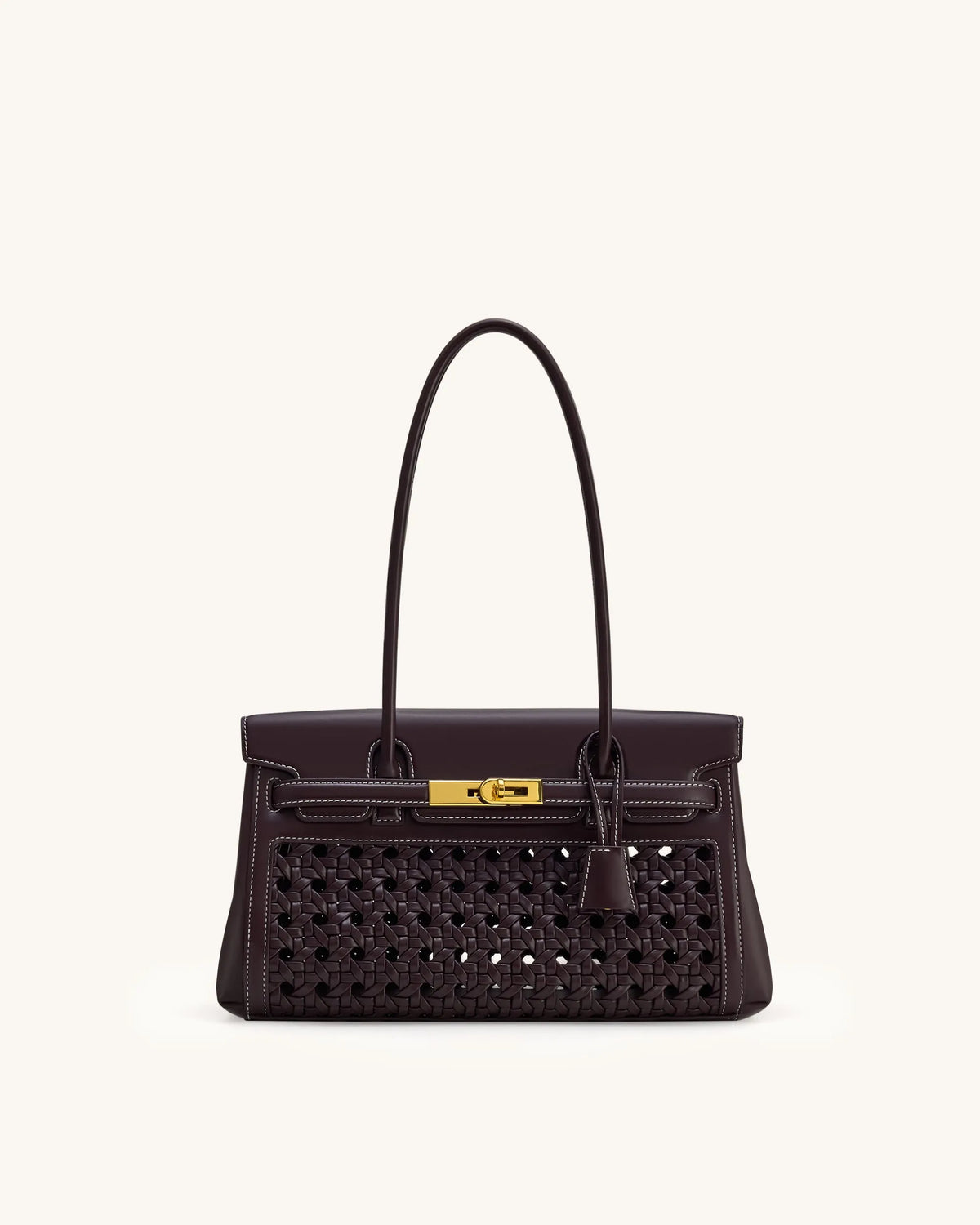 JW Pei Dark Red Women Yara Shoulder Bag SKU: 2T267-42_Dark Red Image 01