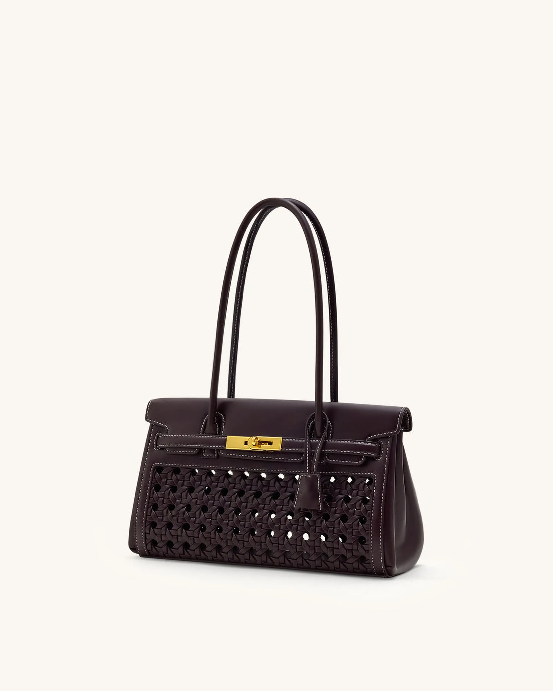 JW Pei Dark Red Women Yara Shoulder Bag SKU: 2T267-42_Dark Red Image 02