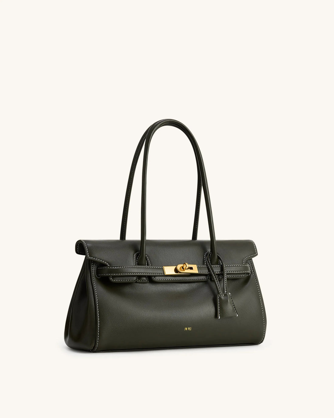 JW PEI Army Green Women Yara Shoulder Bag - Army Green SKU: 2T267-7_Army Green Image 02