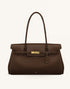 JW PEI Chocolate Brown Women Yara Large Shoulder Bag  SKU: 2T267X001-30_Chocolate Brown Image 01