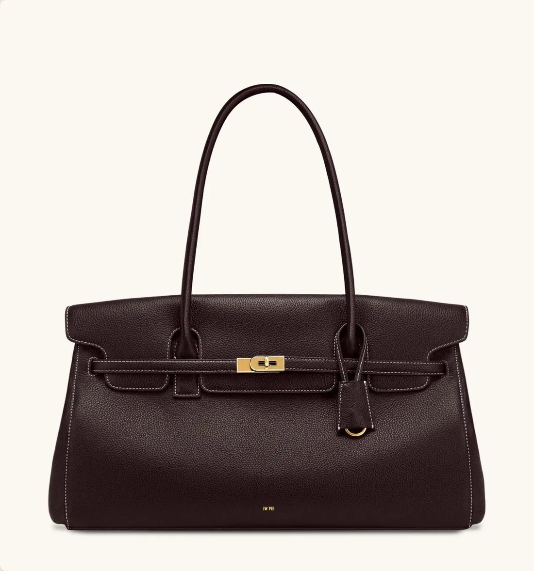 JW PEI Dark Brown  Yara Large Shoulder Bag  SKU: 2T267X001-3_Dark Brown Image 01