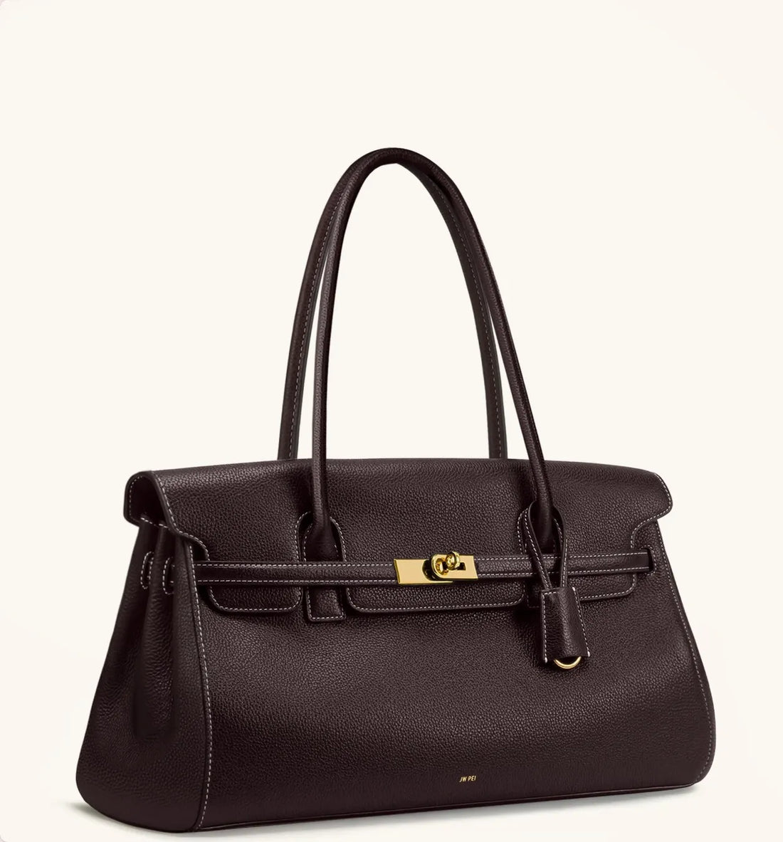 JW PEI Dark Brown  Yara Large Shoulder Bag  SKU: 2T267X001-3_Dark Brown Image 02