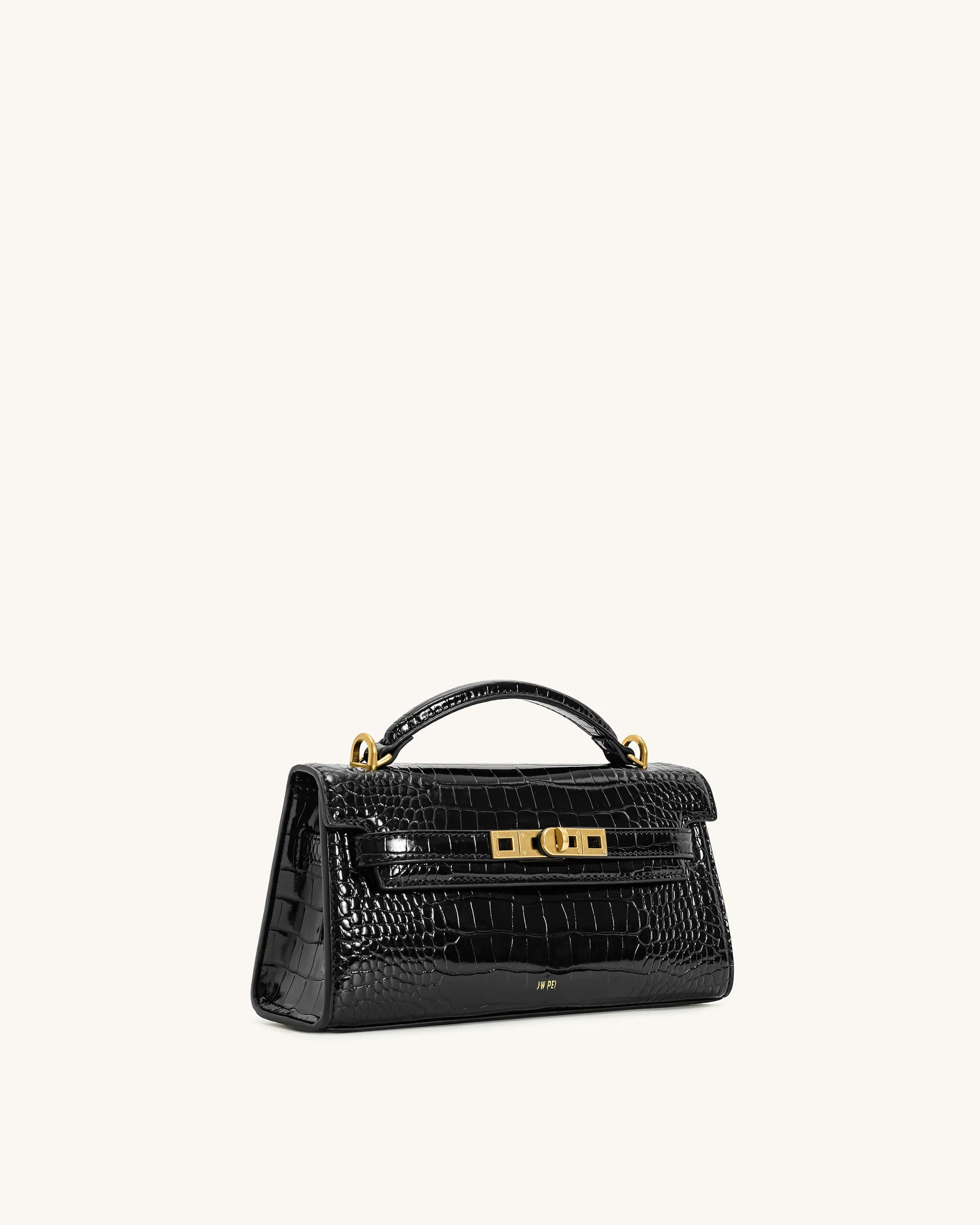 JW PEI_Black Croc_Noor Top Handle Bags_2T273-1_Black Croc_03
