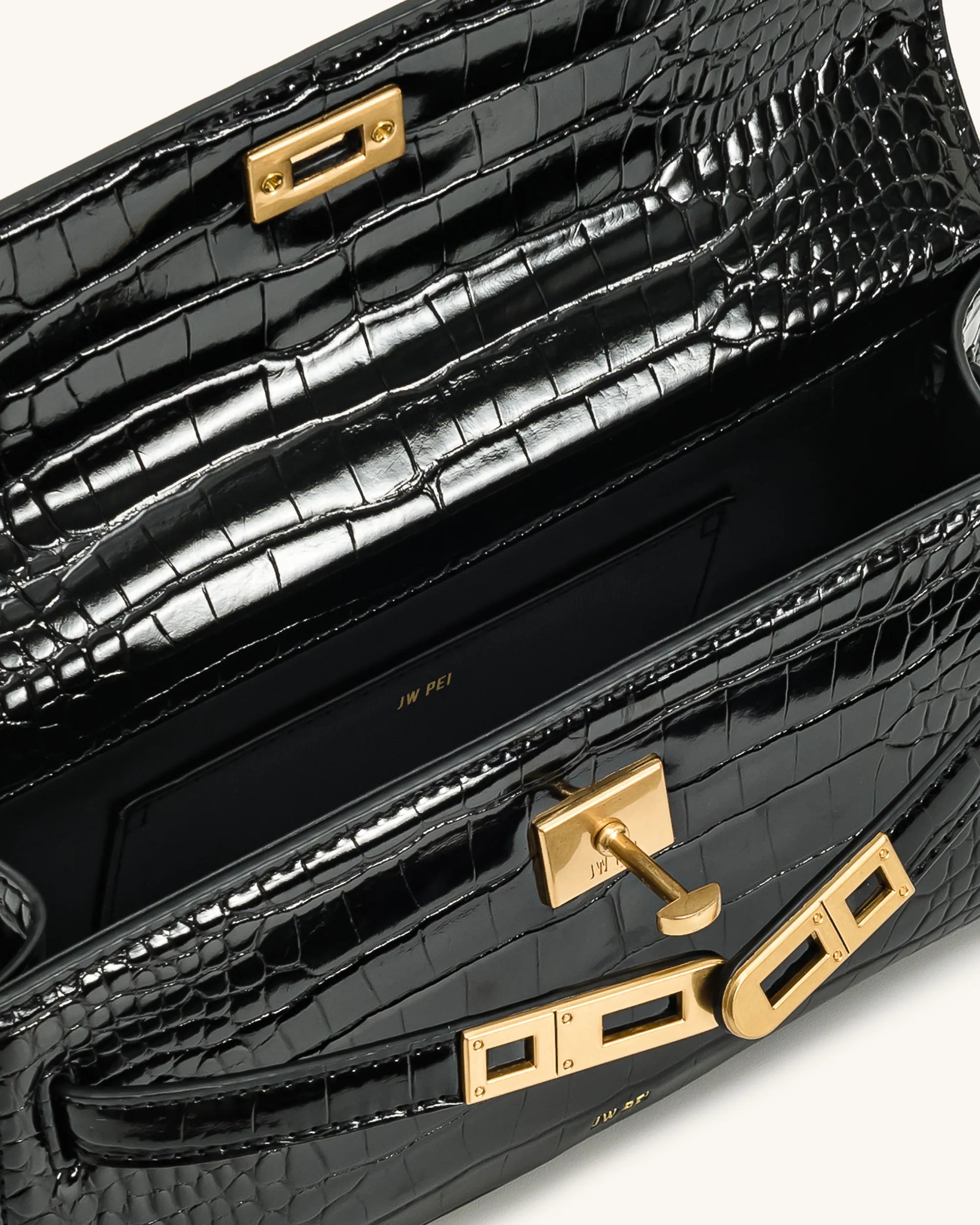 JW PEI_Black Croc_Noor Top Handle Bags_2T273-1_Black Croc_04
