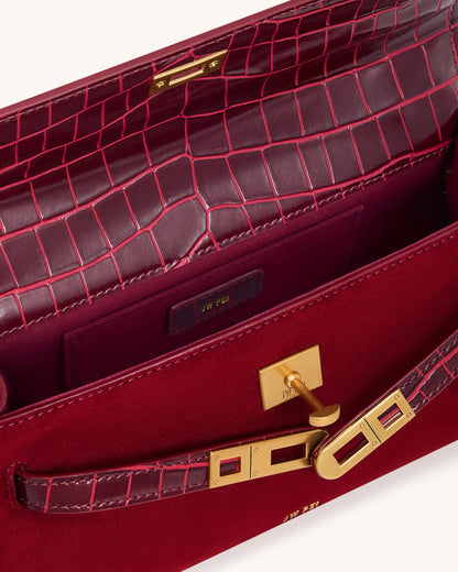 JW PEI_Red_Noor Faux Suede Top Handle Bag_2T273-41_Red_04