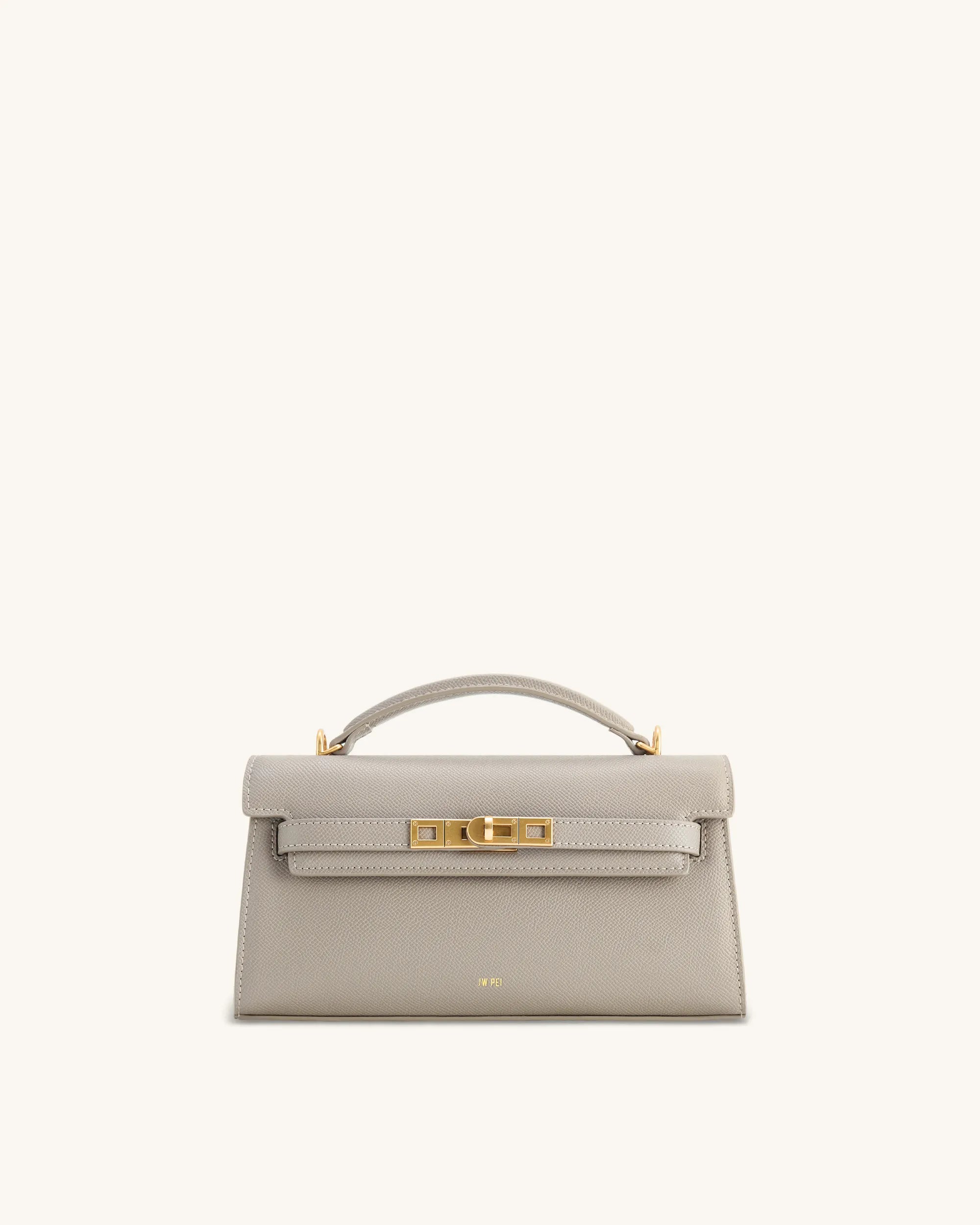 JW PEI Elephant Gray Women Noor Top Handle Bag - Elephant Gray SKU: 2T273-9_Elephant Gray Image 01