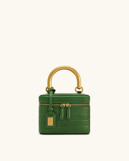 JW PEI Green Women Evelyn Quilted Box Top Handle Bag  SKU: 2T311-7_Green Image 01