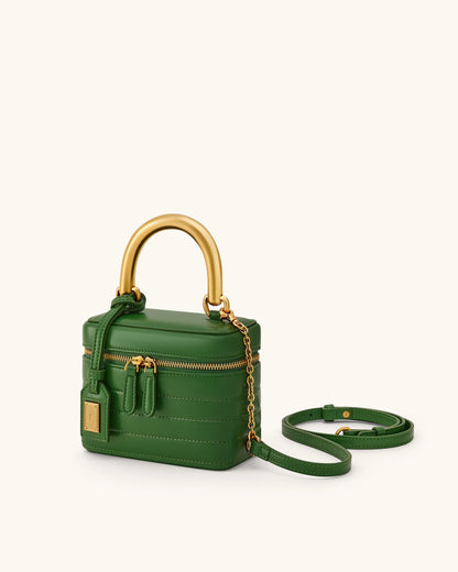 JW PEI Green Women Evelyn Quilted Box Top Handle Bag  SKU: 2T311-7_Green Image 02