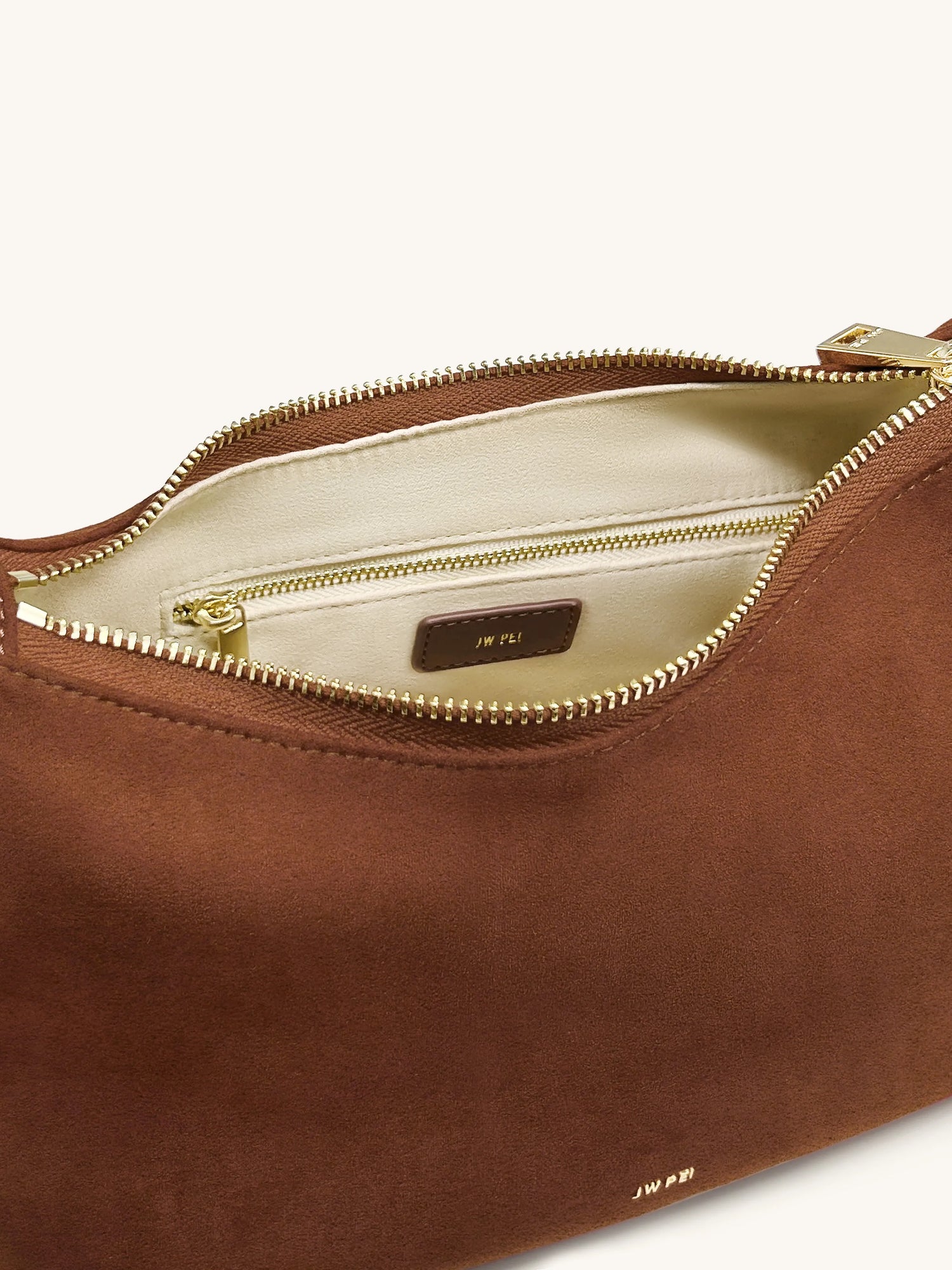 JW PEI Mocha Brown Women Nell Fringe Hardware Top Handle Bag - Mocha Brown - Mocha Brown SKU: 2T320-3_Mocha Brown Image 05