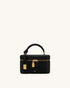 JW Pei Ink Black Women Cleo Box Shape Top Handle Bag SKU: 2T321-13_Ink Black Image 01