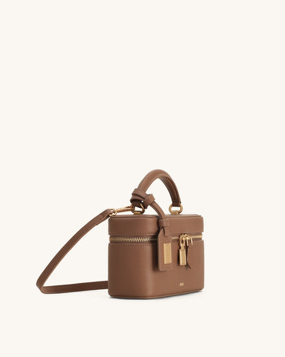 JW PEI Brown Women Cleo Box Shape Top Handle Bag  SKU: 2T321-32_Brown Image 02