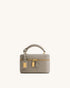 JW Pei Taupe Women Cleo Box Shape Top Handle Bag SKU: 2T321-91_Taupe Image 01