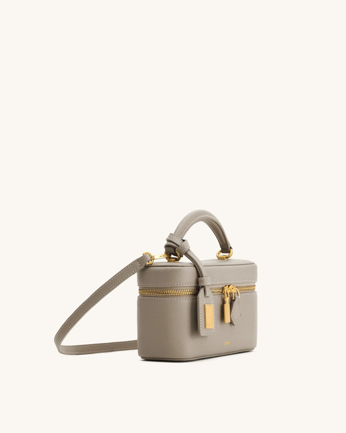JW Pei Taupe Women Cleo Box Shape Top Handle Bag SKU: 2T321-91_Taupe Image 02
