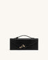JW Pei Black Croc Women Celeste Envelope Top Handle Bag SKU: 2T398-11_Black Croc Image 01