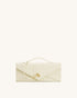 JW Pei Ivory Women Celeste Woven Textured Envelope Top Handle Bag SKU: 2T398-2_Ivory Image 01