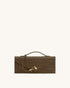 JW Pei Mocha Brown Women Celeste Woven Textured Envelope Top Handle Bag SKU: 2T398-30_Mocha Brown Image 01
