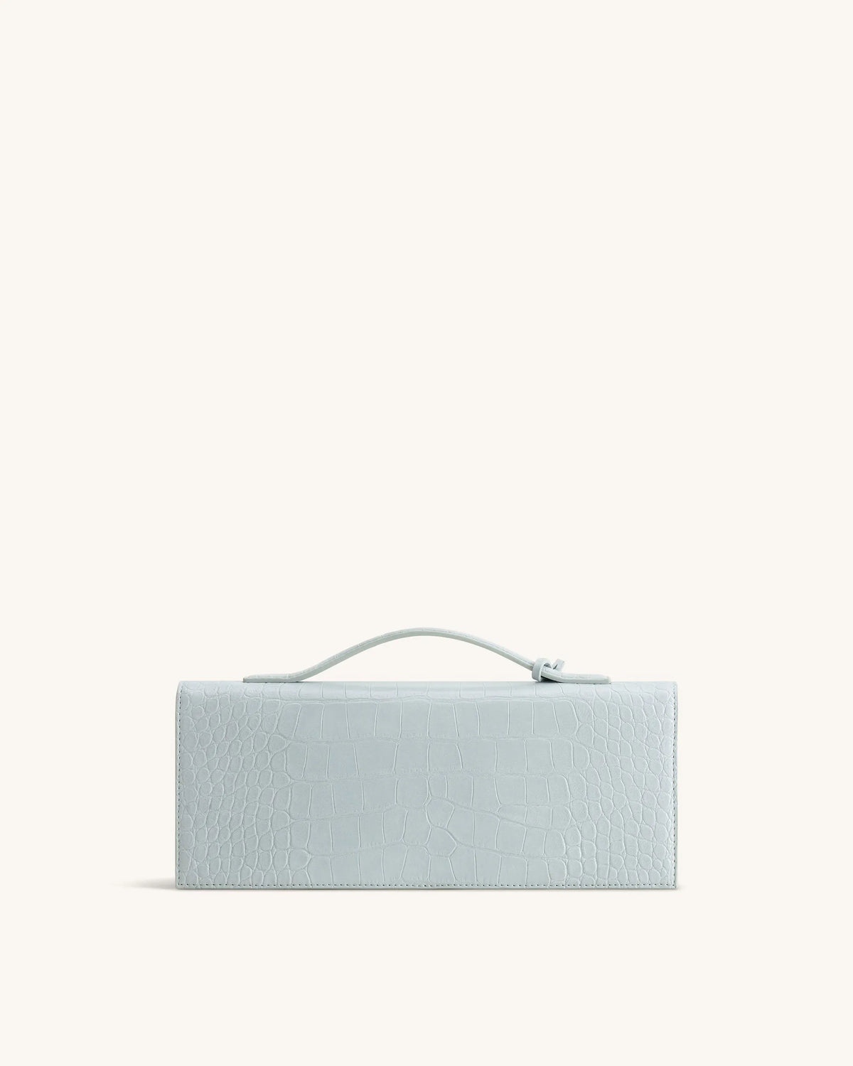 JW Pei Light Blue Croc Women Celeste Envelope Top Handle Bag SKU: 2T398-50_Light Blue Croc Image 03