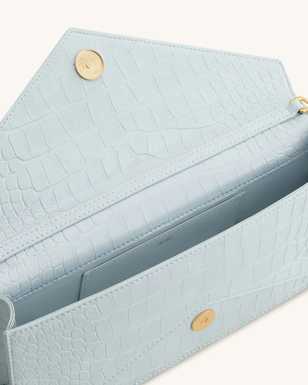 JW Pei Light Blue Croc Women Celeste Envelope Top Handle Bag SKU: 2T398-50_Light Blue Croc Image 04