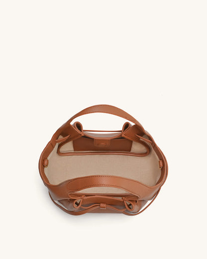 JW PEI Caramel Brown Women Mabel Soft Bow Tote Bag  SKU: 2T404-3_Caramel Brown Image 03