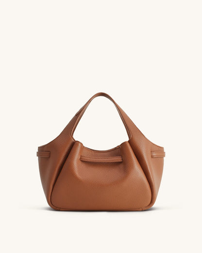 JW PEI Caramel Brown Women Mabel Soft Bow Tote Bag  SKU: 2T404-3_Caramel Brown Image 04