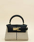 JW PEI Black Canvas Women Elise Top Handle Bag - Black Canvas SKU: 2T47-20W_Black Canvas Image 01