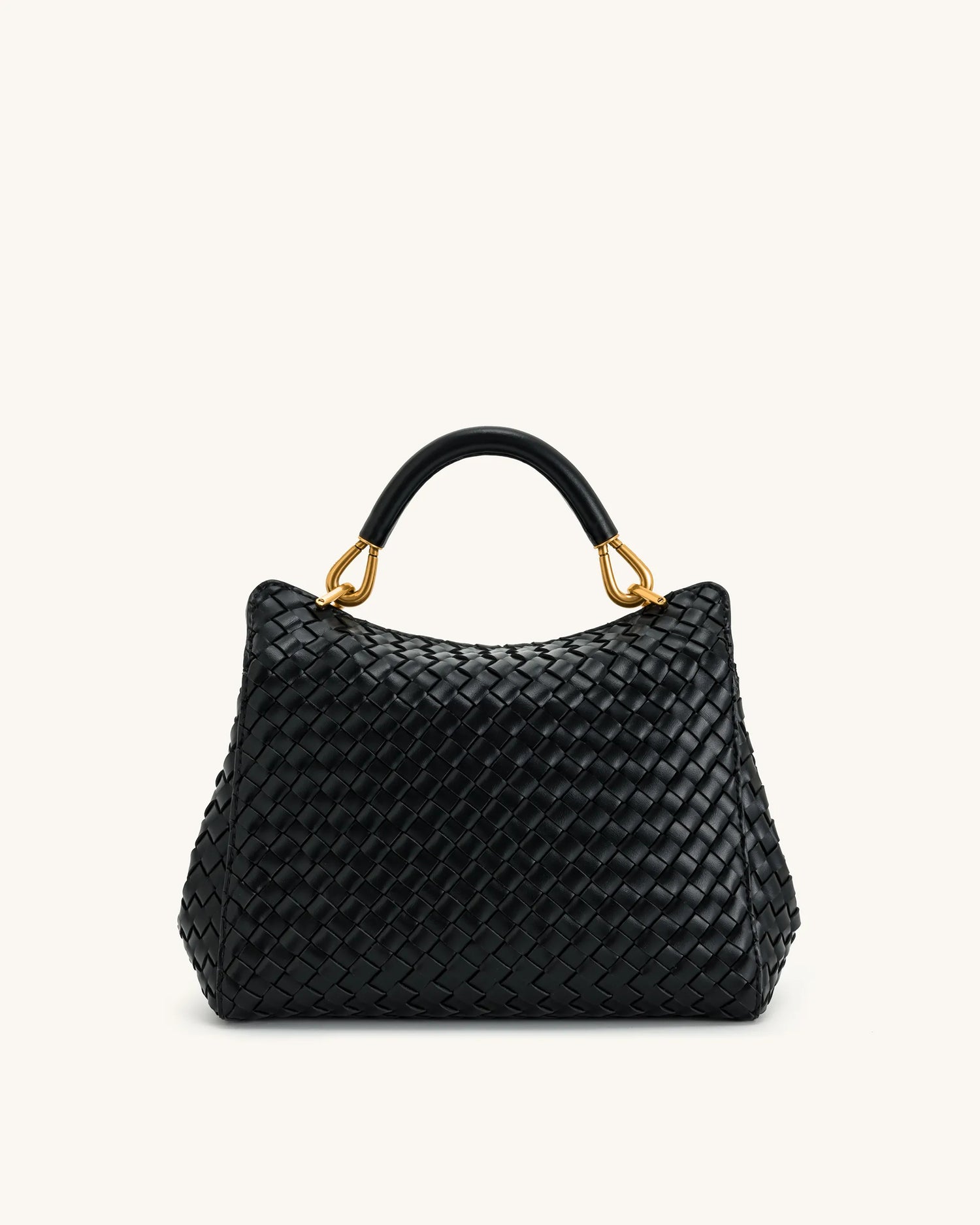 JW PEI_Black_Lucia Classic Top Handle Woven Bags_2T68-11_Black_02