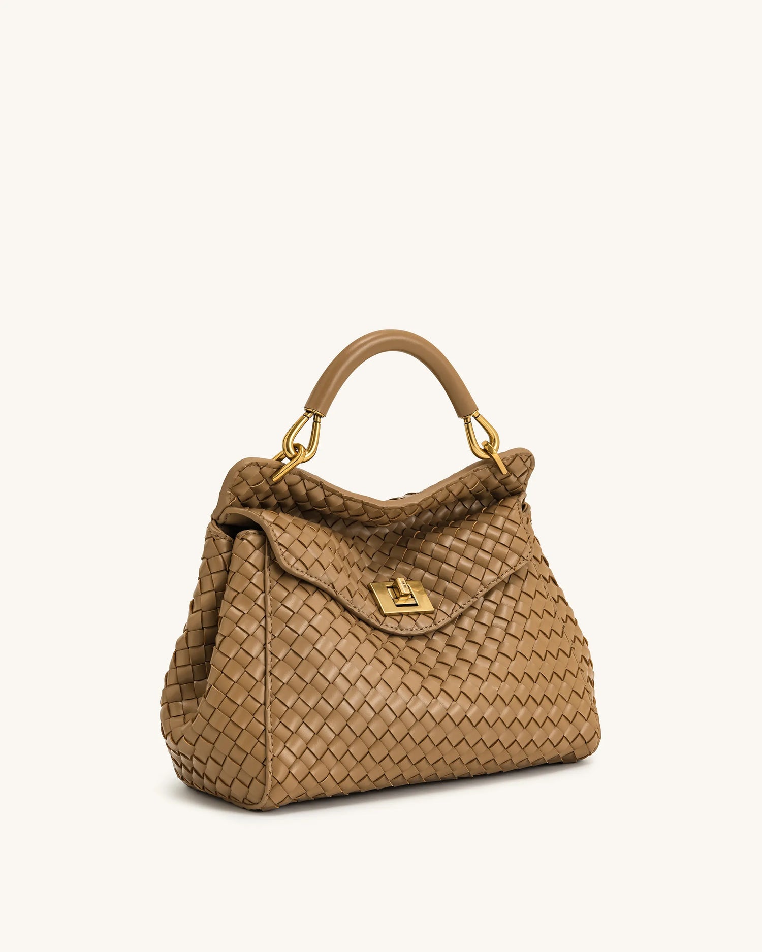 JW PEI_Brown_Lucia Classic Top Handle Woven Bags_2T68-34_Brown_03