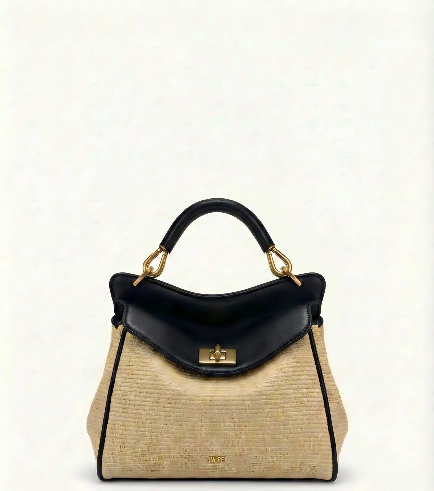 JW PEI Raffia Women Lucia Classic Faux Straw Top Handle Bag - Raffia SKU: 2T68-36_Raffia Image 01